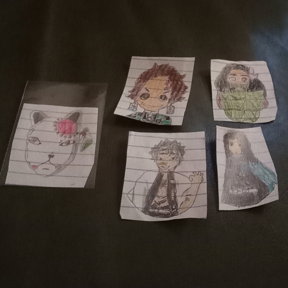 One Custom Hand-Drawn Anime Character animal floral Art artist kids entrepreneur - Picture 7 of 9